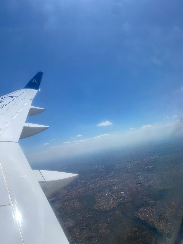 View from an aircraft window